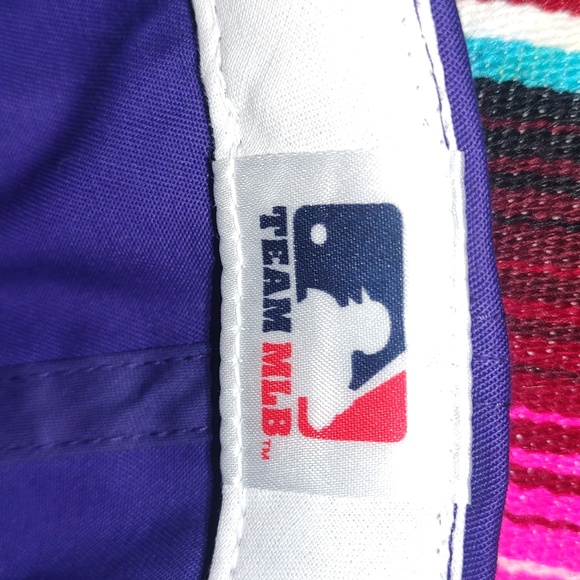 Colorado Rockies Baseball Hat Cap Adjustable Embroidered Purple Silver Black - Picture 11 of 11